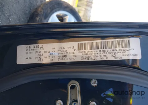 2017 Ram 1500 Big Horn 4X4 5'7 Box from USA, damaged, VIN 1C6RR7LT1HS540136